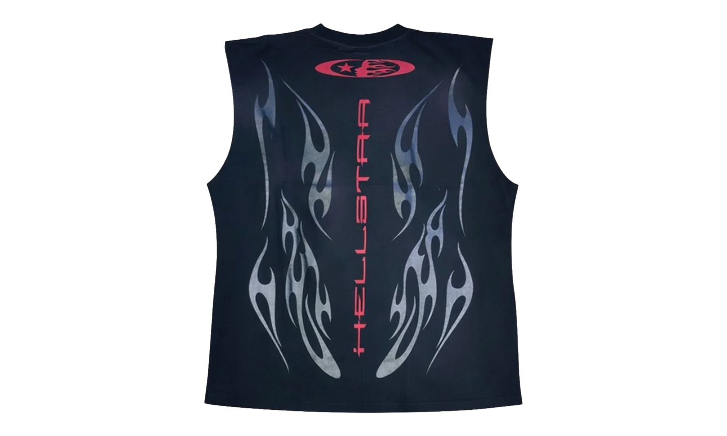 Flame Sleeveless T-Shirt "Grey" HSR191