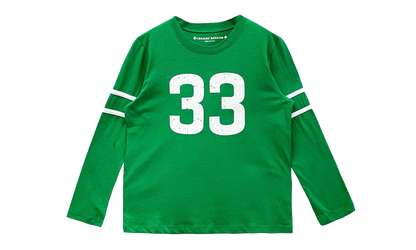 33 Horseshoe Logo Long Sleeves Tee "Green" CHRM0766