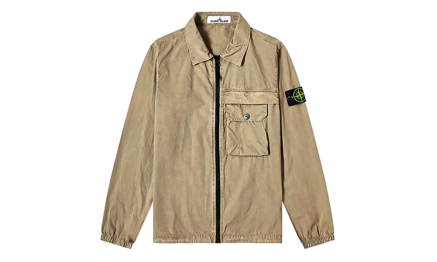 Pocket Washed Zipper Jacket "Khaki" 7315107WN V0168