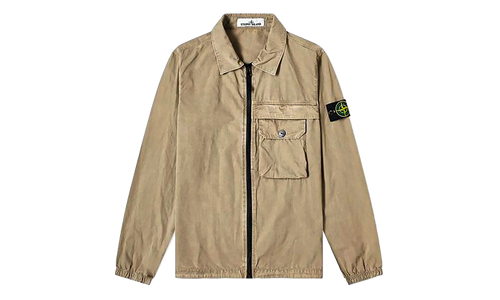 Pocket Washed Zipper Jacket "Khaki" 7315107WN V0168