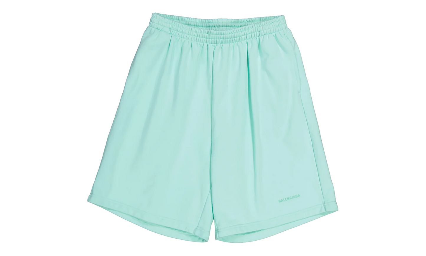 BB Embroidered Logo Shorts "Mint Green" 674591 TLVB8 0306