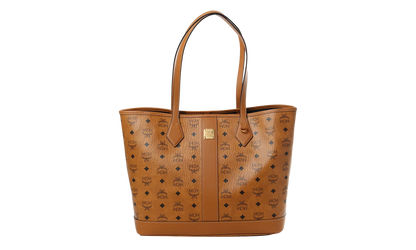 Medium Liz Shopper in Visetos "Cognac" MWPGSLR02CO001