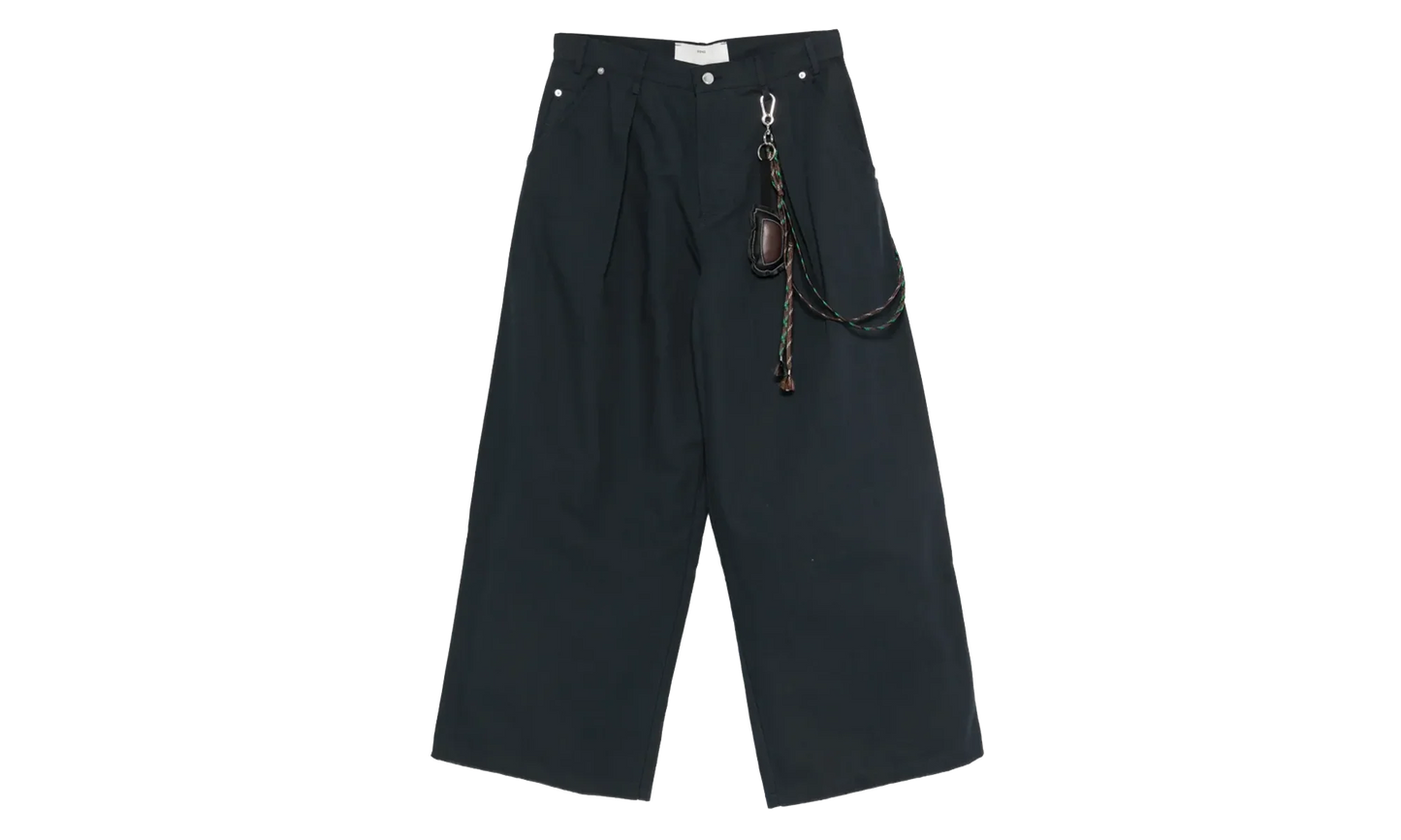 Super Baggy Pants "Cotton Moleskin - Black" 261 MPT103 DCNVBLK