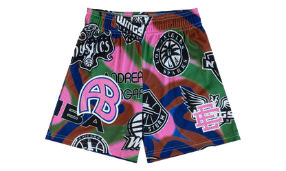 EE BASIC SHORT "SS24 - Green/Pink" EE671