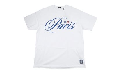 Paris Script Logo Tee "White" KHM032265 101