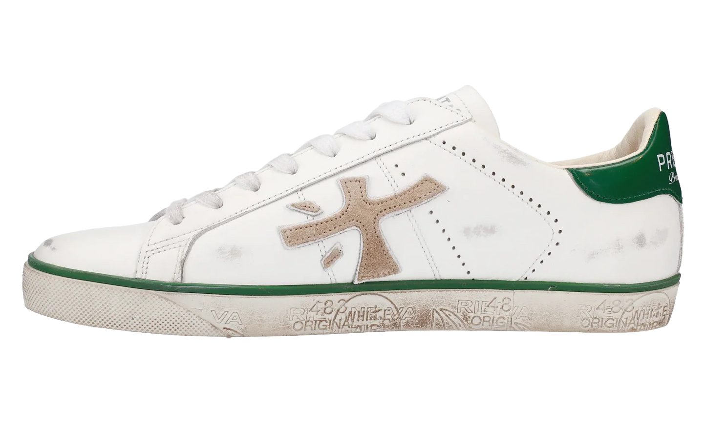 Steven Sneakers "White / Beige / Green" STEVEN 6645