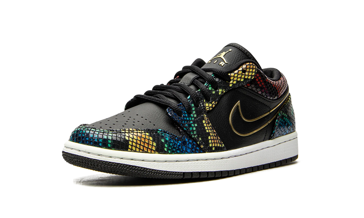 Air Jordan 1 Low WMNS "Multicolor Snakeskin" CW5580 001