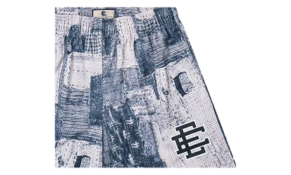 EE BASIC SHORT "SS23 - Grey Boro Patchwork" EE714