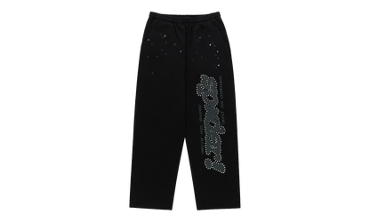 Rhinestone Punk V2 Sweatpants "Black" SP5der338