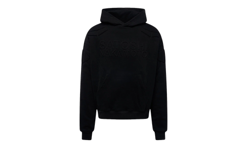Moto Logo Hooded Sweatshirt "Black" SS25H0002 BLK
