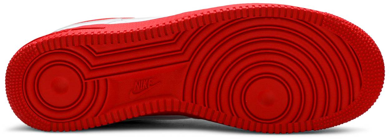 Air Force 1 Low White Red Midsole