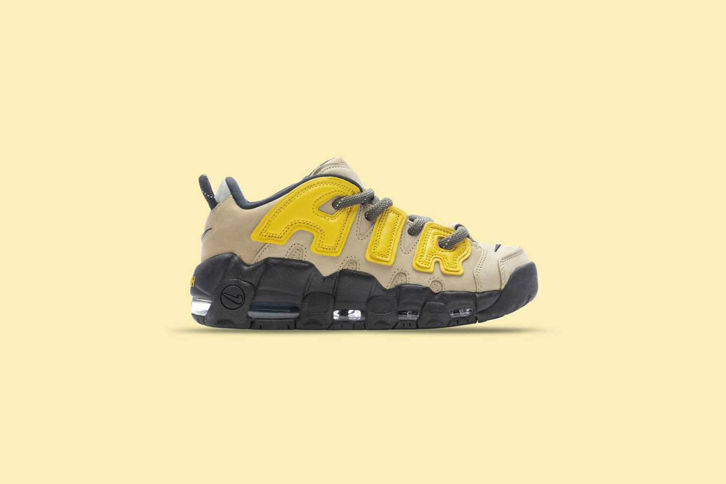 AMBUSH More Uptempo Low Limestone - Limestone/Vivid Sulfur/Black
