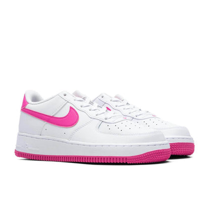 Air Force 1 LV8 2 (GS) - White/Laser Fuchsia