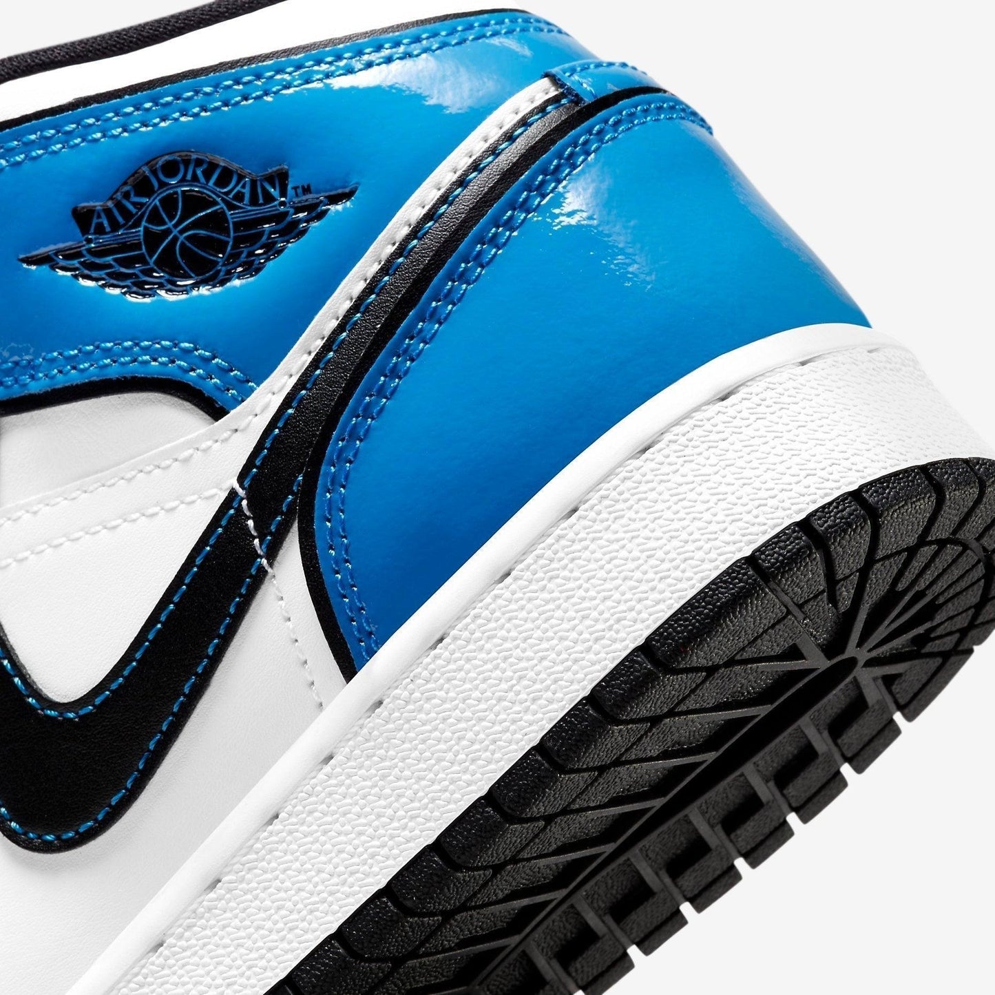 Air Jordan 1 Mid SE 'Signal Blue' (2021) (GS)