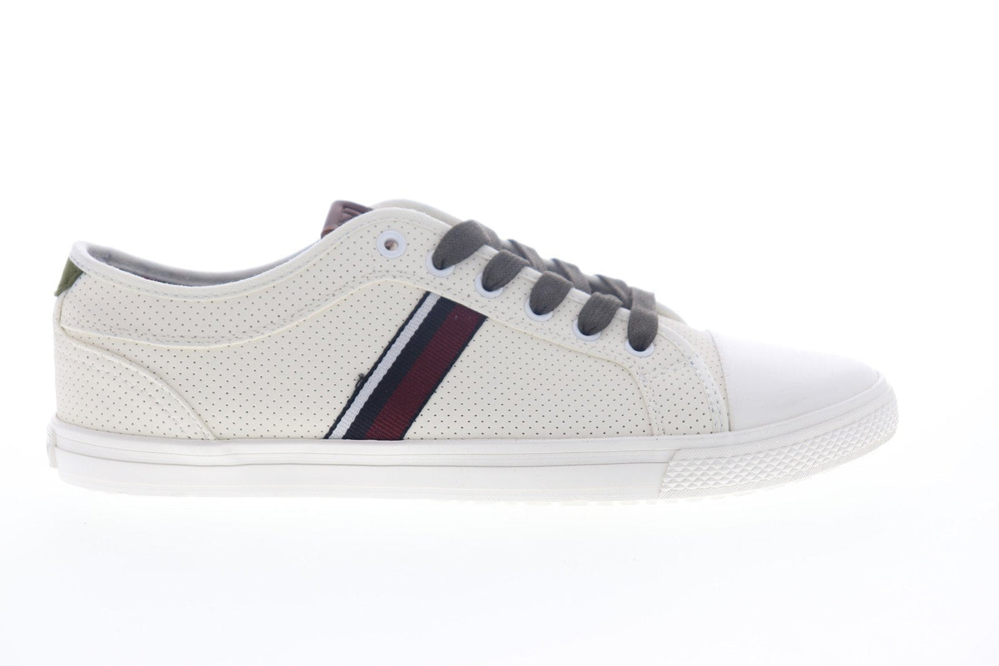 Ben Sherman Brayson Oxford BNM00063 Mens White Leather Lifestyle Sneakers Shoes