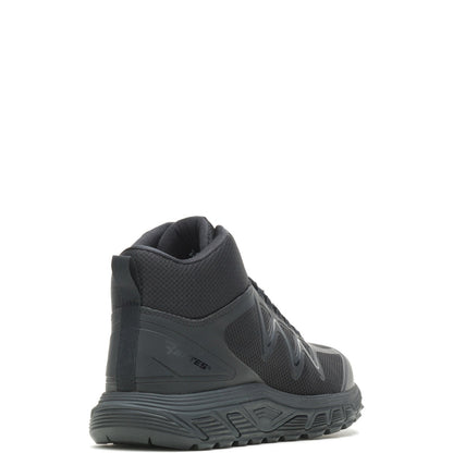 Bates Rush Mid E01040 Mens Black Wide Canvas Lace Up Tactical Boots