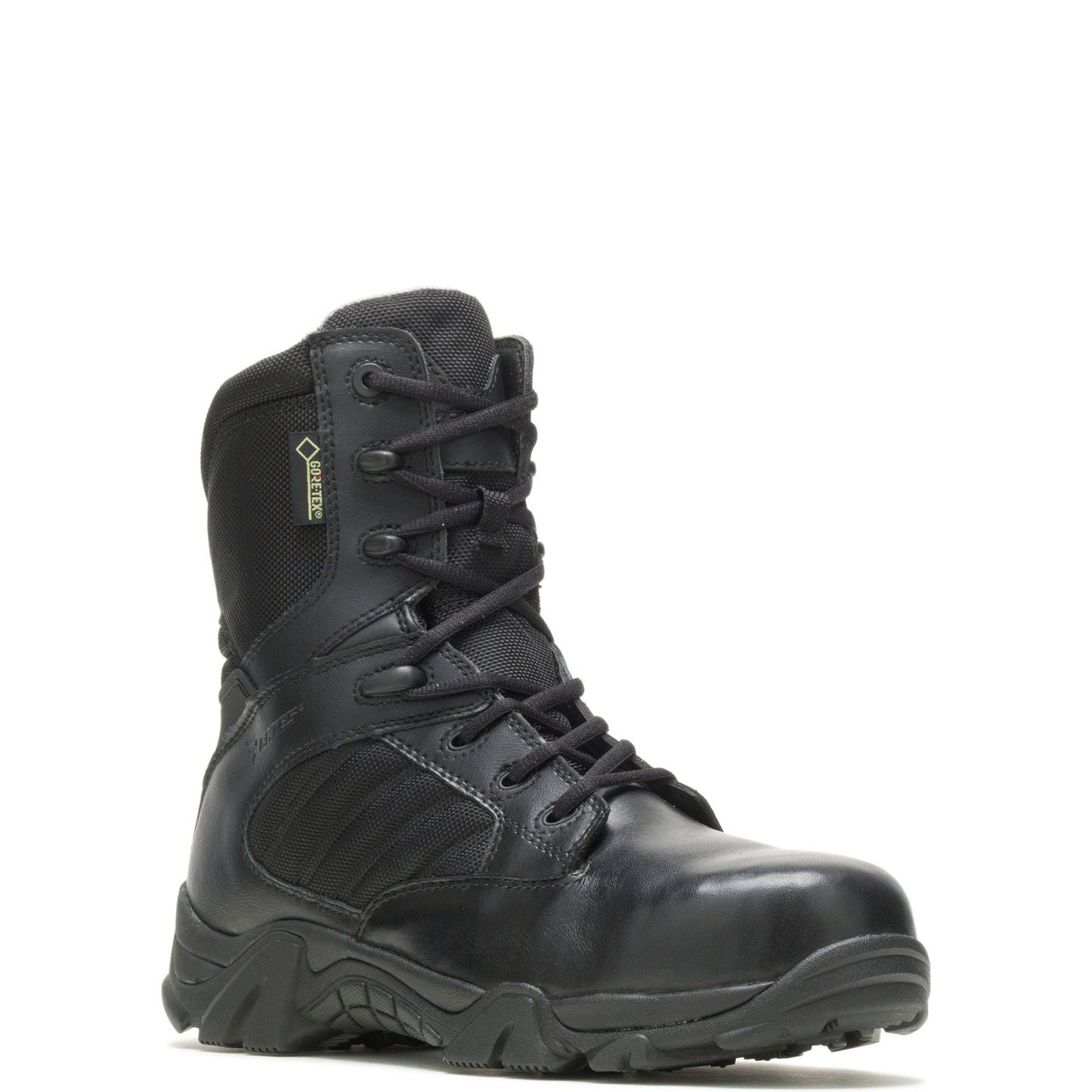 Bates GX 8 Safety Toe E02272 Mens Black Leather Lace Up Tactical Boots