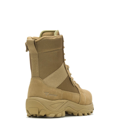 Bates Fuse Side Zip Waterproof E06509 Mens Brown Wide Leather Tactical Boots