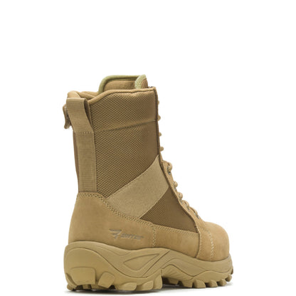 Bates Fuse Tall Zip E06511 Mens Brown Leather Lace Up Tactical Boots