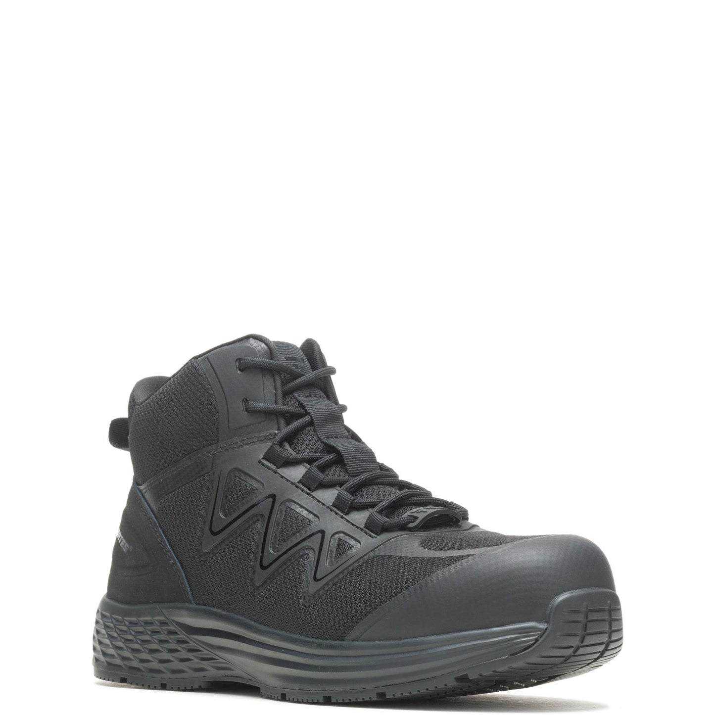Bates Rush Mid Work Composite Toe E09103 Mens Black Canvas Tactical Boots