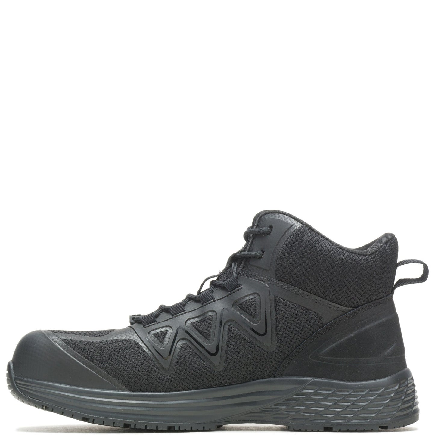 Bates Rush Mid Work Composite Toe E09103 Mens Black Canvas Tactical Boots