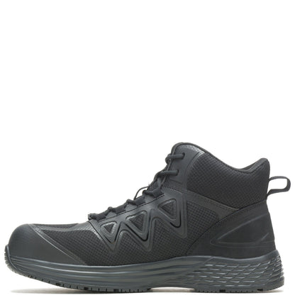 Bates Rush Mid Work Composite Toe E09103 Mens Black Canvas Tactical Boots
