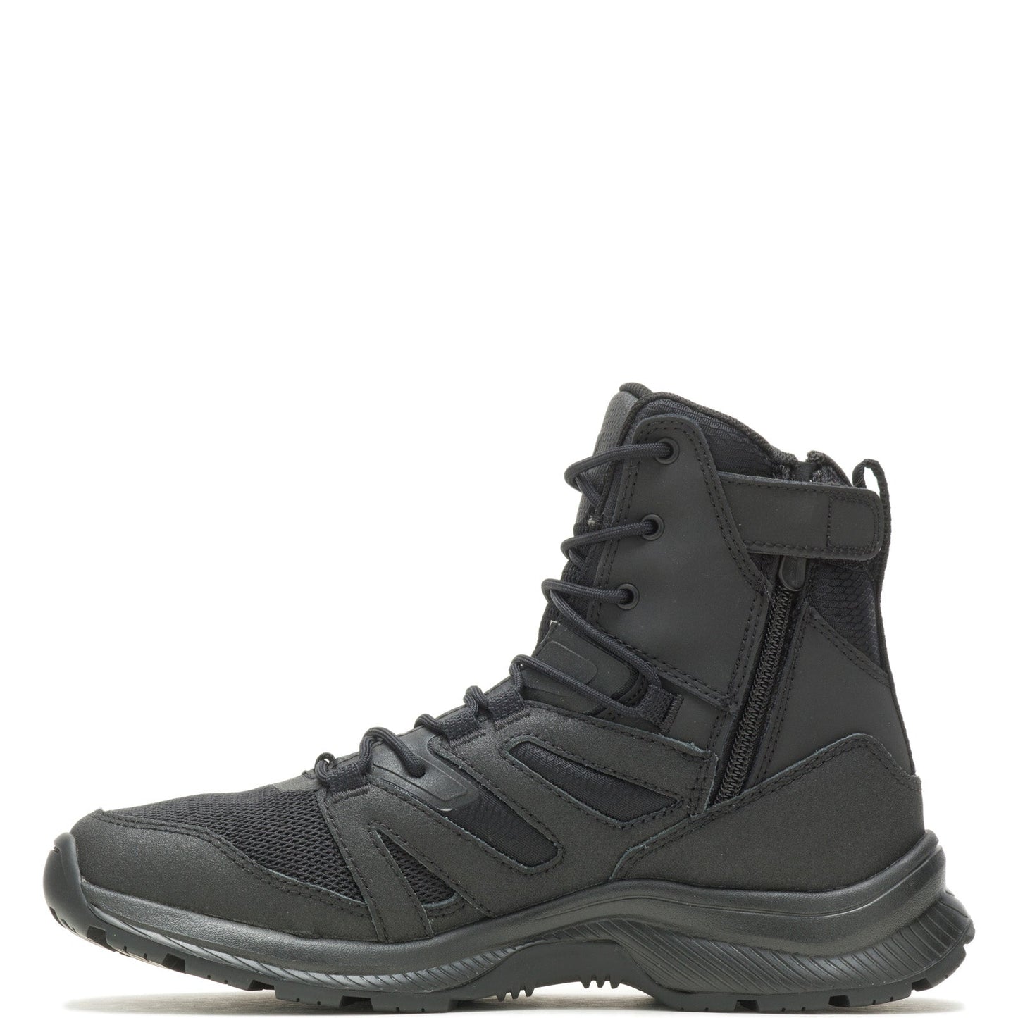 Bates Rallyforce Tall Side Zip E04560 Womens Black Leather Tactical Boots