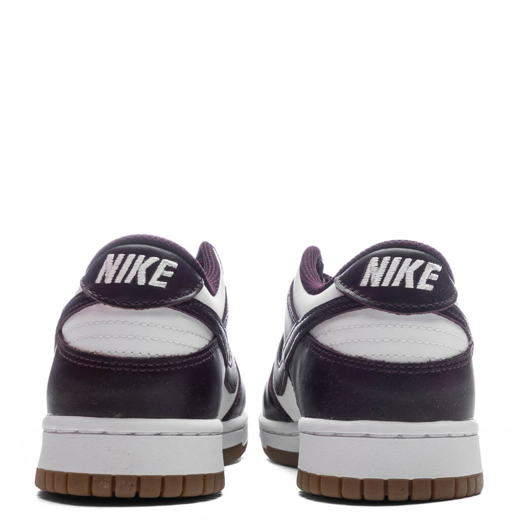 Dunk Low BG (GS) - White/Burgundy Crush/Gum Light Brown