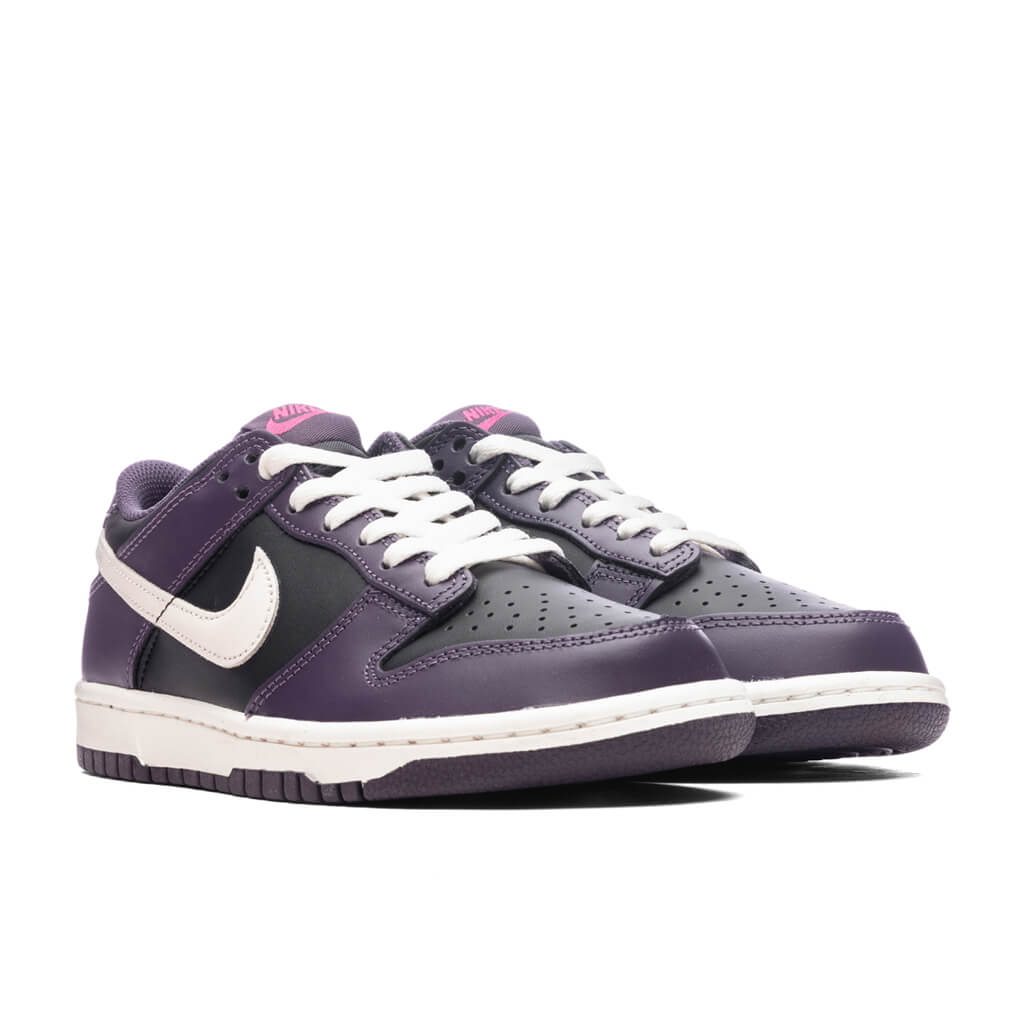 Dunk Low (GS) - Black/Pale Ivory/Dark Raisin/Sail