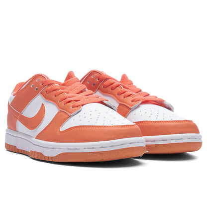 Women's Dunk Low - White/Light Wild Mango