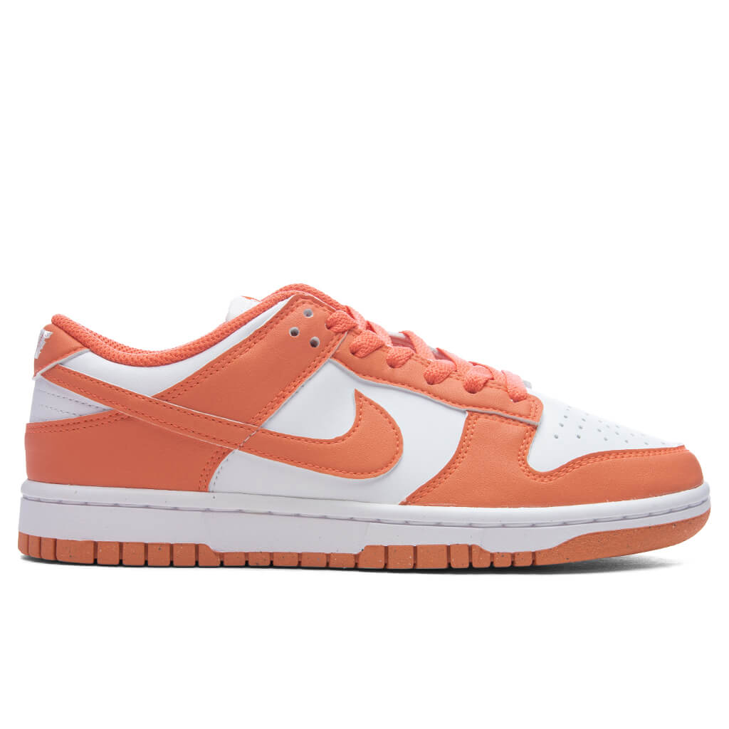 Women's Dunk Low - White/Light Wild Mango