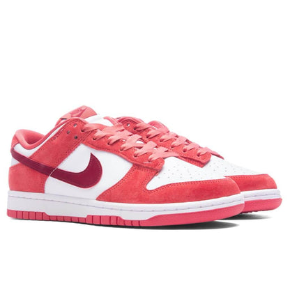 Dunk Low Womens 'Valentines Day' - White/Team Red/Adobe/Dragon Red