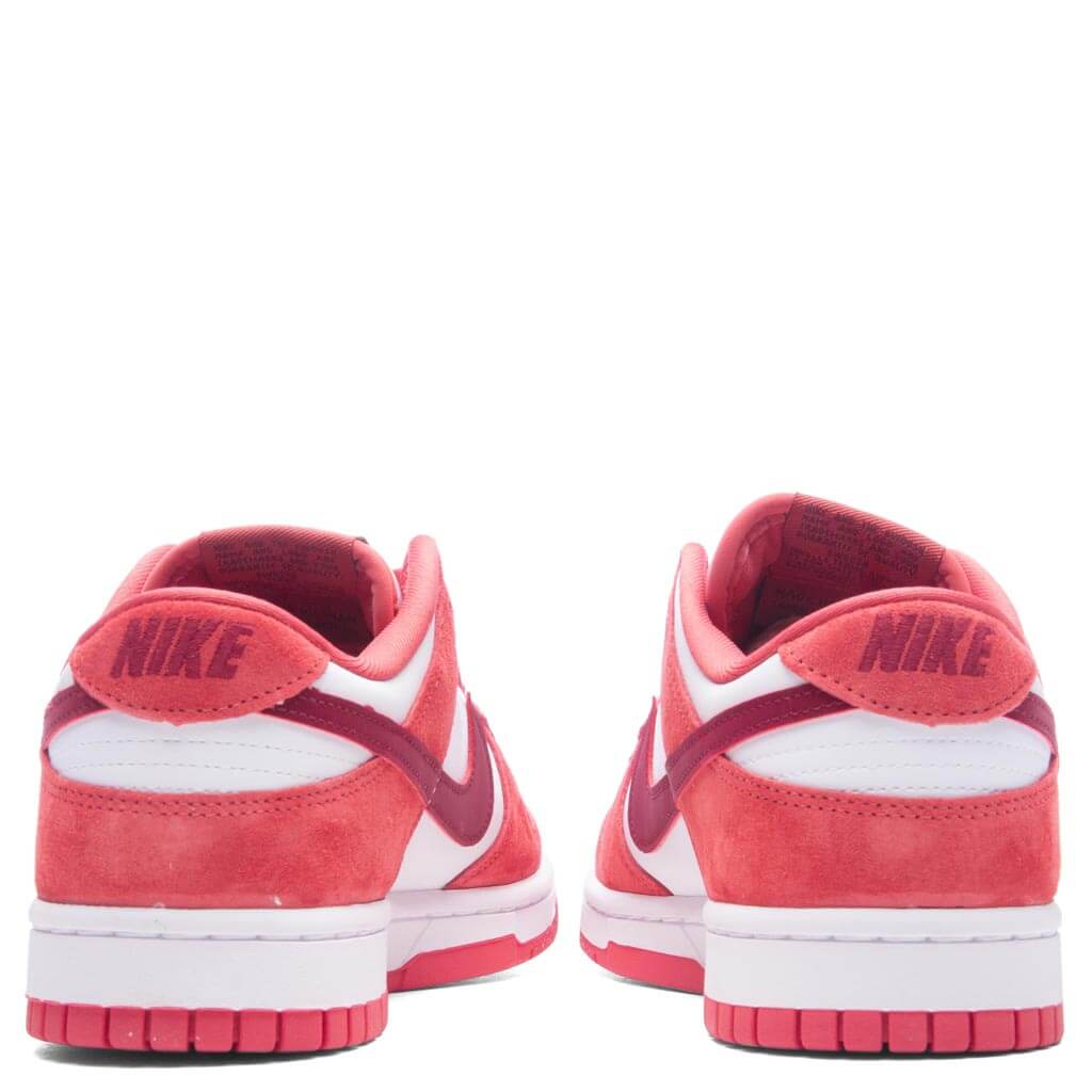 Dunk Low Womens 'Valentines Day' - White/Team Red/Adobe/Dragon Red