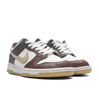 Dunk Low (GS) - White/Metallic Gold/White/Cacao Wow