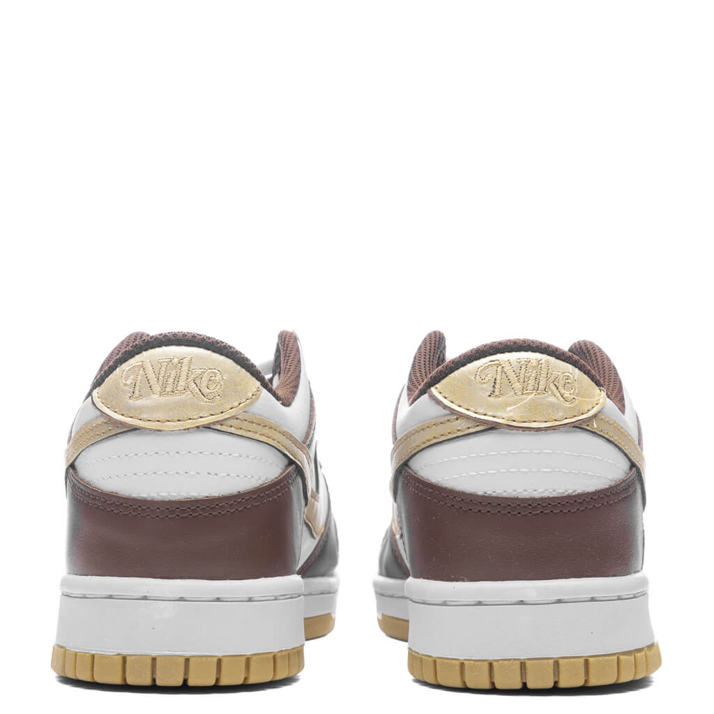 Dunk Low (GS) - White/Metallic Gold/White/Cacao Wow