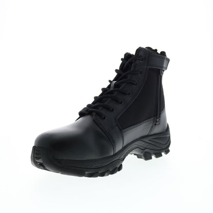 Bates Fuse Mid Side Zip Steel Toe E06505 Mens Black Leather Tactical Boots