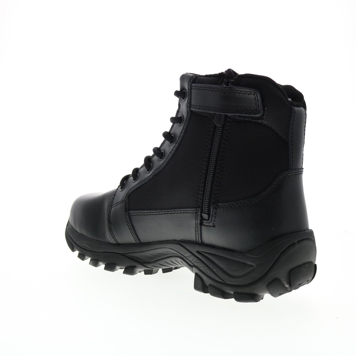 Bates Fuse Mid Side Zip Steel Toe E06505 Mens Black Leather Tactical Boots