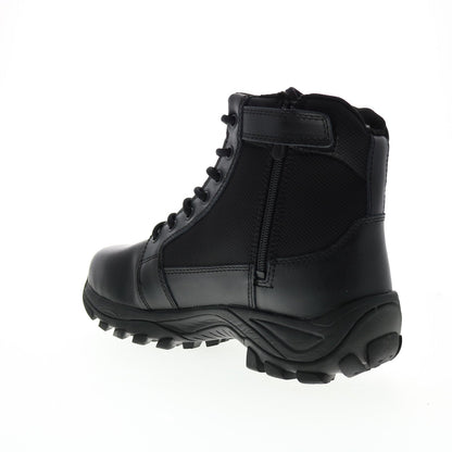 Bates Fuse Mid Side Zip Steel Toe E06505 Mens Black Leather Tactical Boots