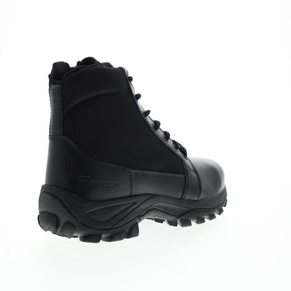 Bates Fuse Mid Side Zip Steel Toe E06505 Mens Black Leather Tactical Boots