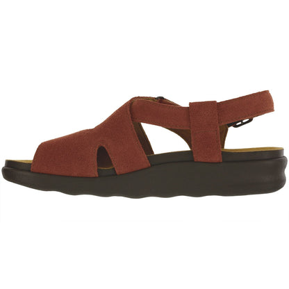Women's Hy Heel Strap Sandal in Rust