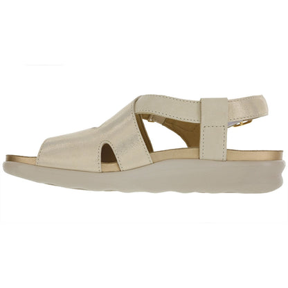 Women's Hy Heel Strap Sandal in Soft Gold