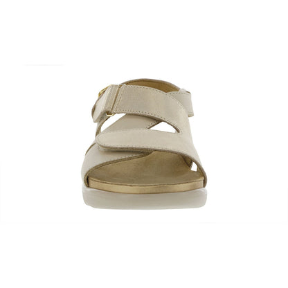 Women's Hy Heel Strap Sandal in Soft Gold