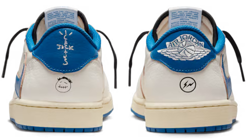 1 Retro Low OG SP Fragment x Travis Scott Sail Military Blue