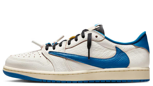 1 Retro Low OG SP Fragment x Travis Scott Sail Military Blue