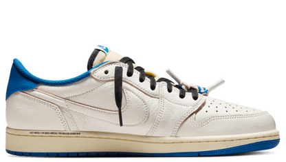 1 Retro Low OG SP Fragment x Travis Scott Sail Military Blue