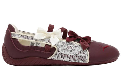 Speedcat Ballet Lace Ruby Shimmer-Frosted Ivory (Women’s)