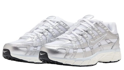 P-6000 White Blue Tint Sail Metallic Silver (Women's)