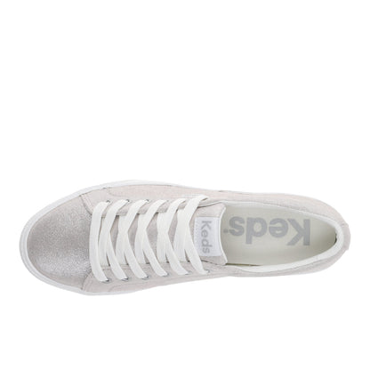 Jump Kick Duo Glitter Suede Lace Up Sneakers