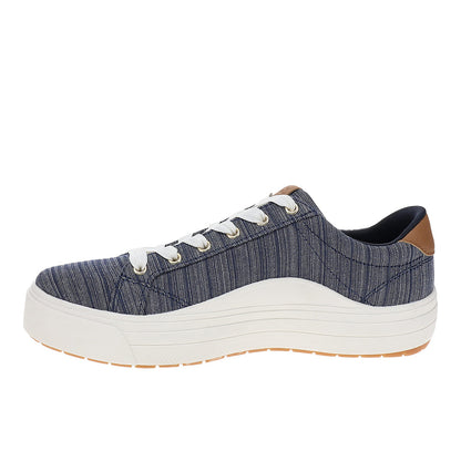 Park Stripe Chambray Lace Up Sneakers
