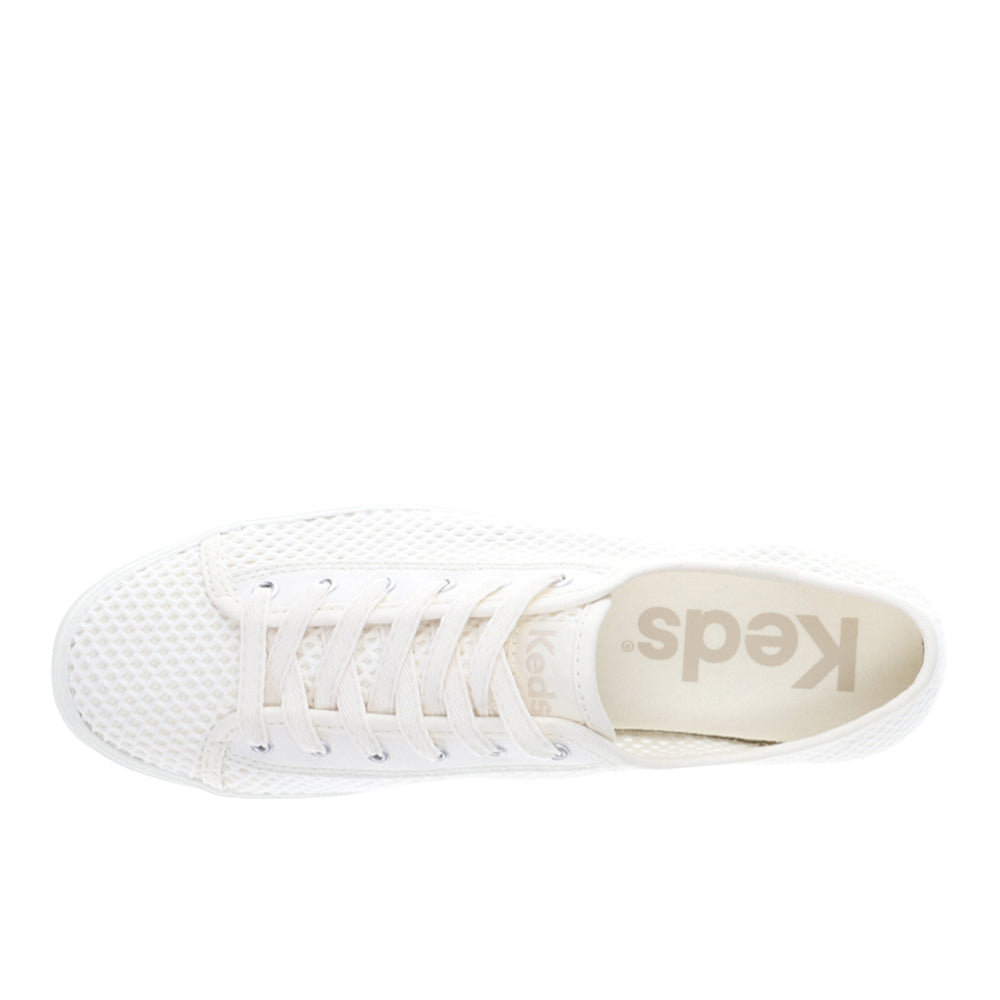 Triple Kick Cotton Mesh Lace Up Sneakers